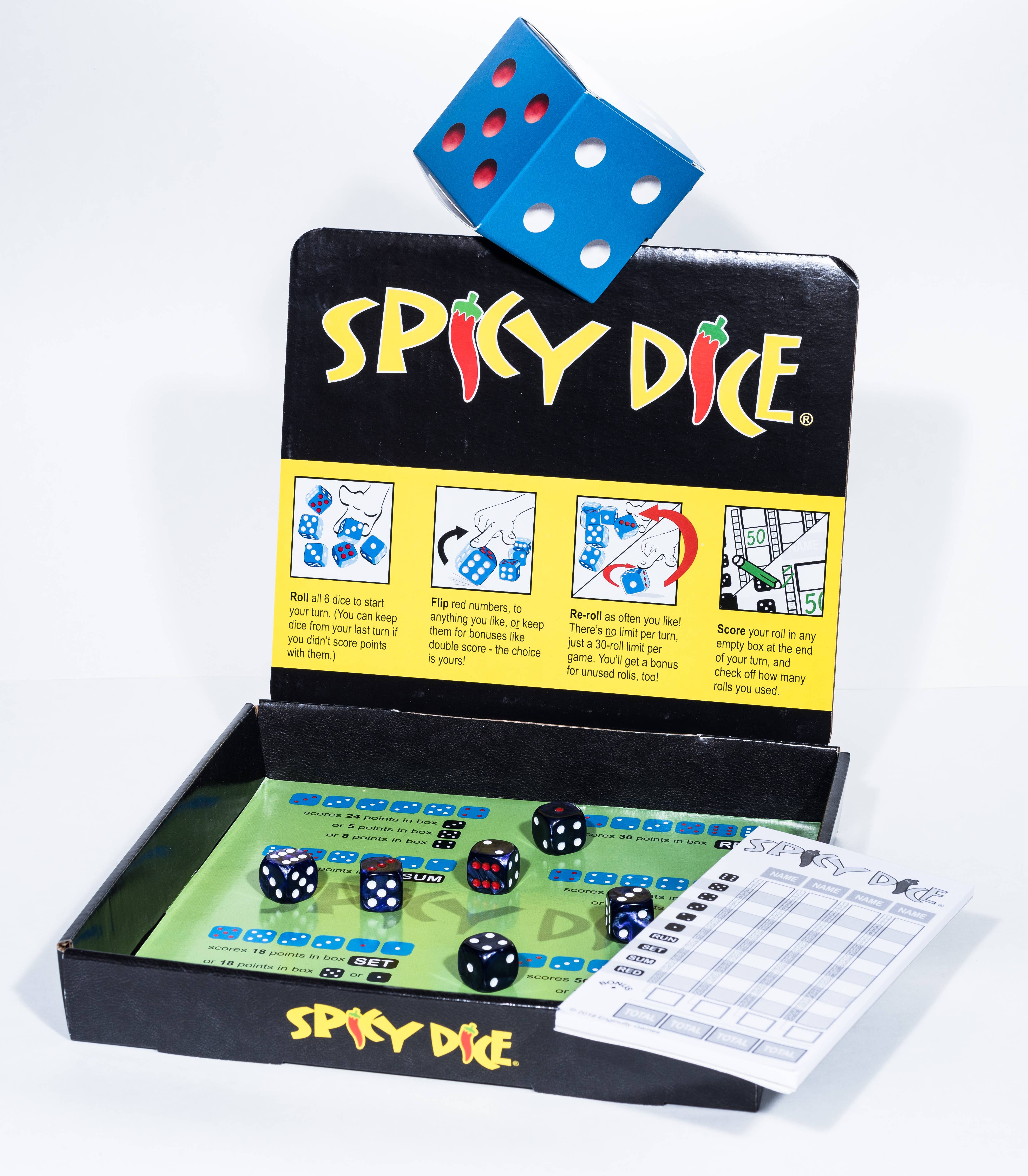 Enginuity Games - Wholesale Dice - Spicy Dice 4-FUN Starter Pack, 12 pcs - 10% Discount1