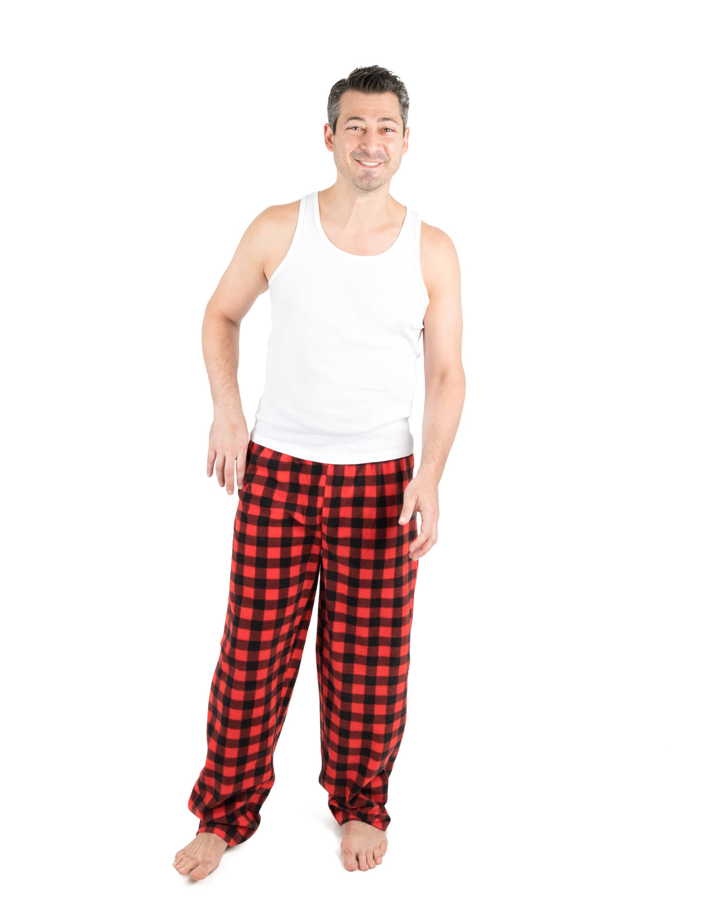 Leveret Pajamas - Wholesale Sleepwear Bottom - Men's - Mens Fleece Pants for Winter4