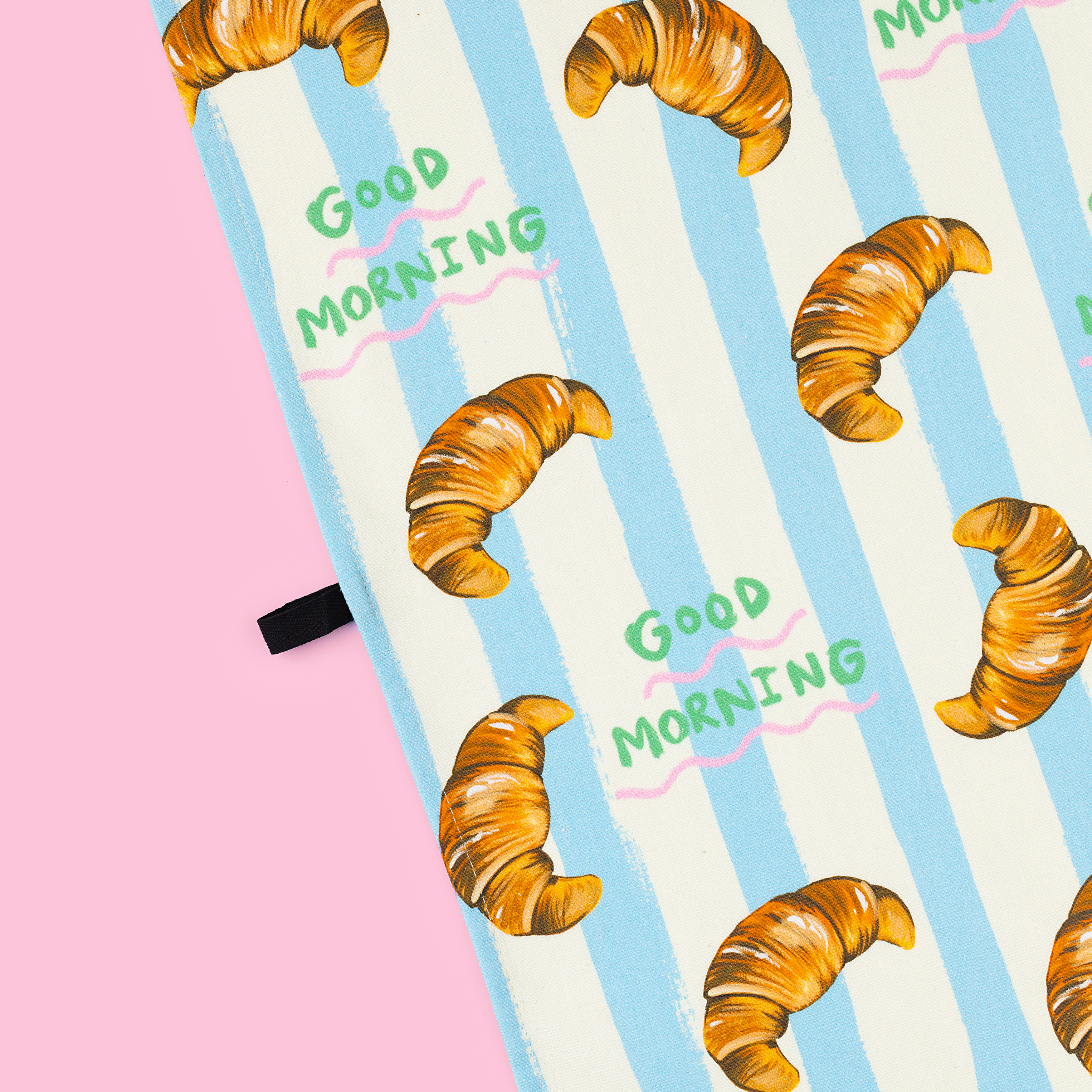 Eleanor Bowmer - Wholesale Tea towel - Good Morning Croissant Tea Towel2