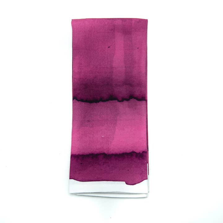 Lot de 4 serviettes de table tache d'améthyste pour la vente par Concept Fourteen