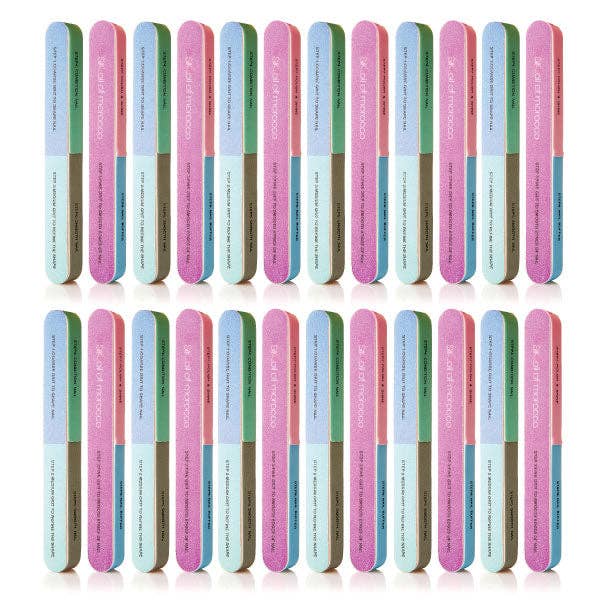 Silk oil of Morocco - Wholesale Nail file - 12 x 7 in 1 Nail Files - Value Pack