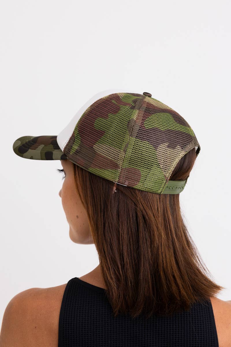 Leto Accessories - Wholesale Trucker Hat - Women's - 🪖 Ultimate Camouflage Mesh Back Trucker Hat2