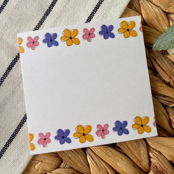 Flower Power Sticky Notes for wholesale by Raydiant Goods