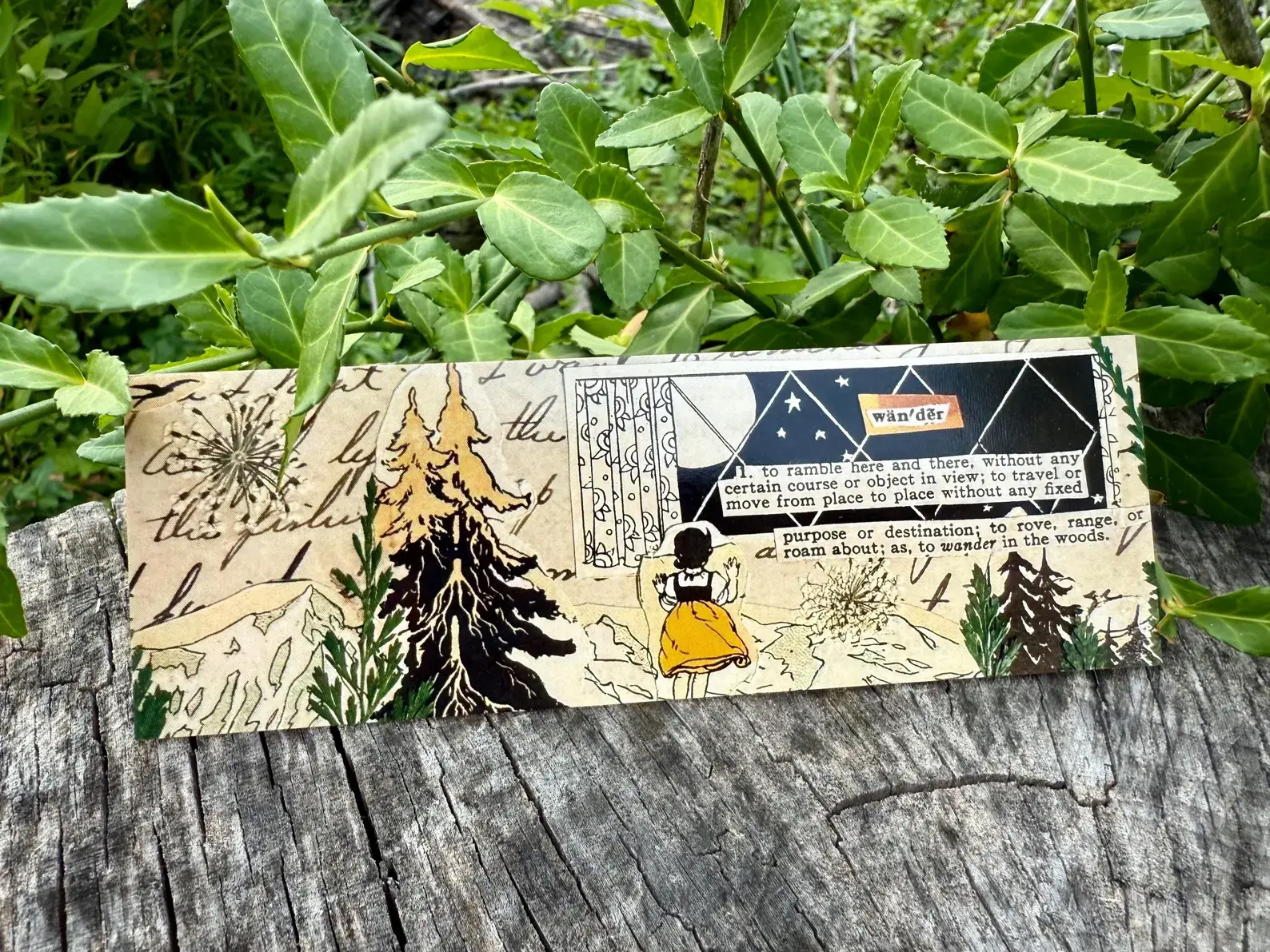 Corkscrew Curiosities - Wholesale Bookmark - Wanderlust Collage Bookmark4