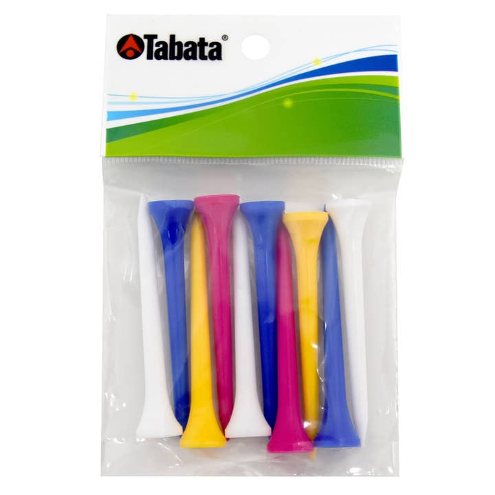 Plastic Long Slim Golf Tees, 2-3/4 Inch, 70mm, 10 Pack for wholesale by Snorkeling Beach