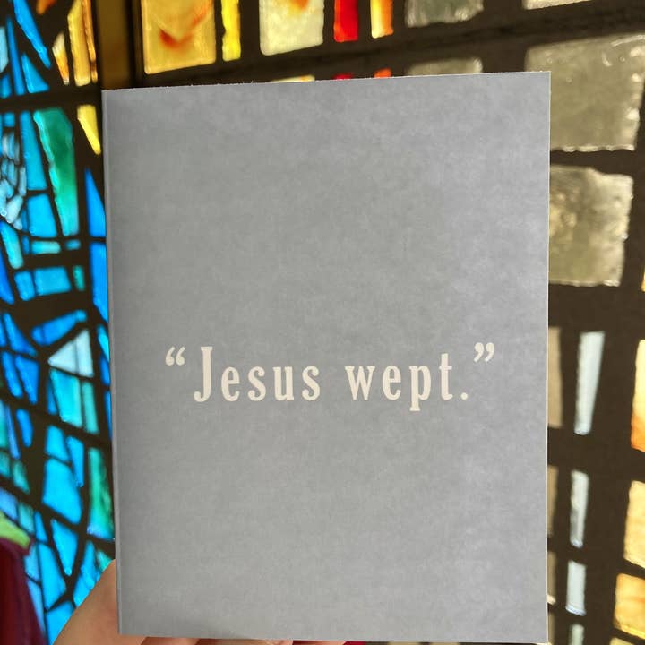 Catholic Card Co. - Wholesale Sympathy Card - Death of Lazarus | Catholic Grief Card | Sympathy Card3