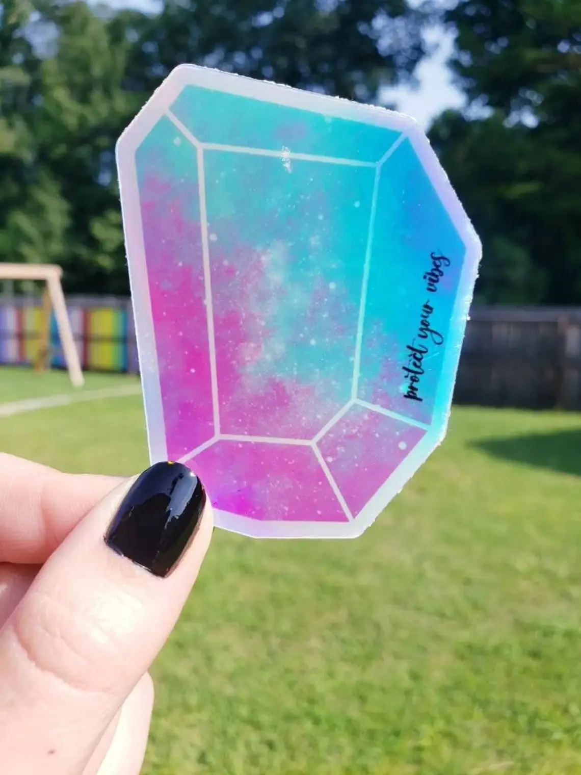 LC Designs - Wholesale Sticker - Holographic Crystal Die Cut Sticker7