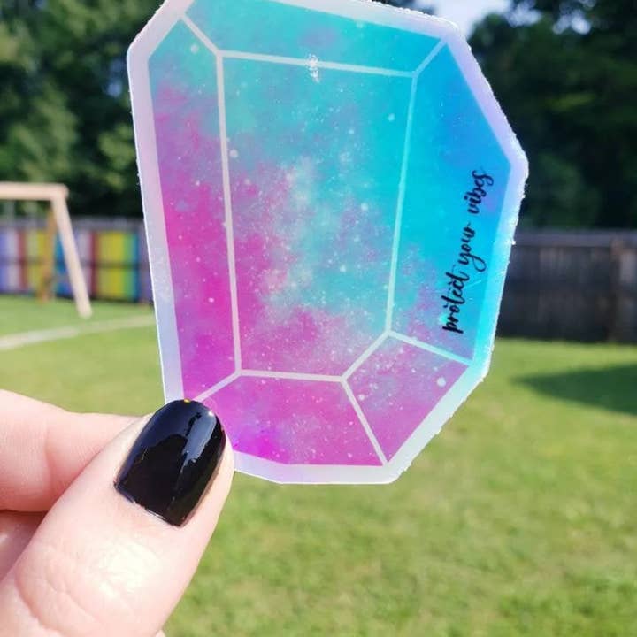 LC Designs - Wholesale Sticker - Holographic Crystal Die Cut Sticker7