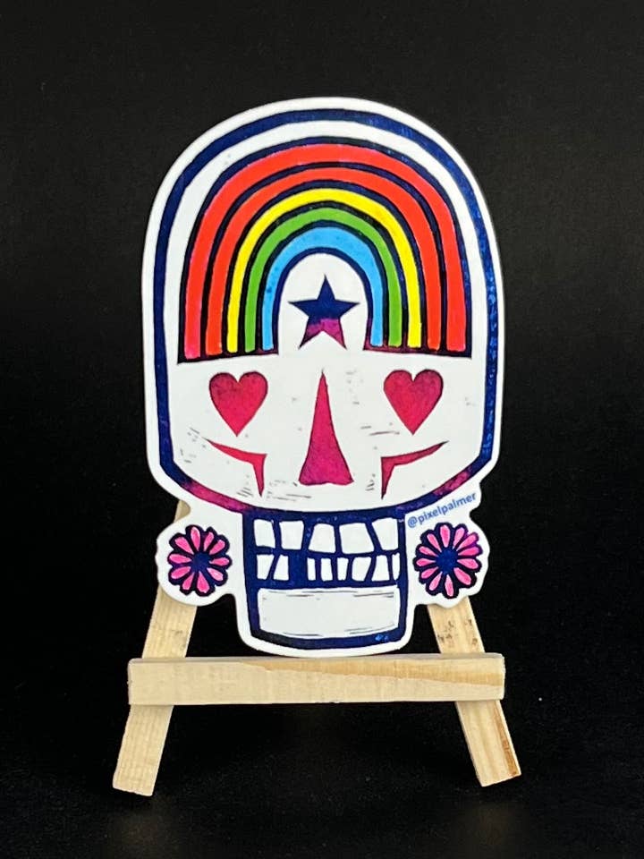 Adesivo - Teschio di Zucchero Dolce per la vendita all'ingrosso da parte di Pixel Palmer