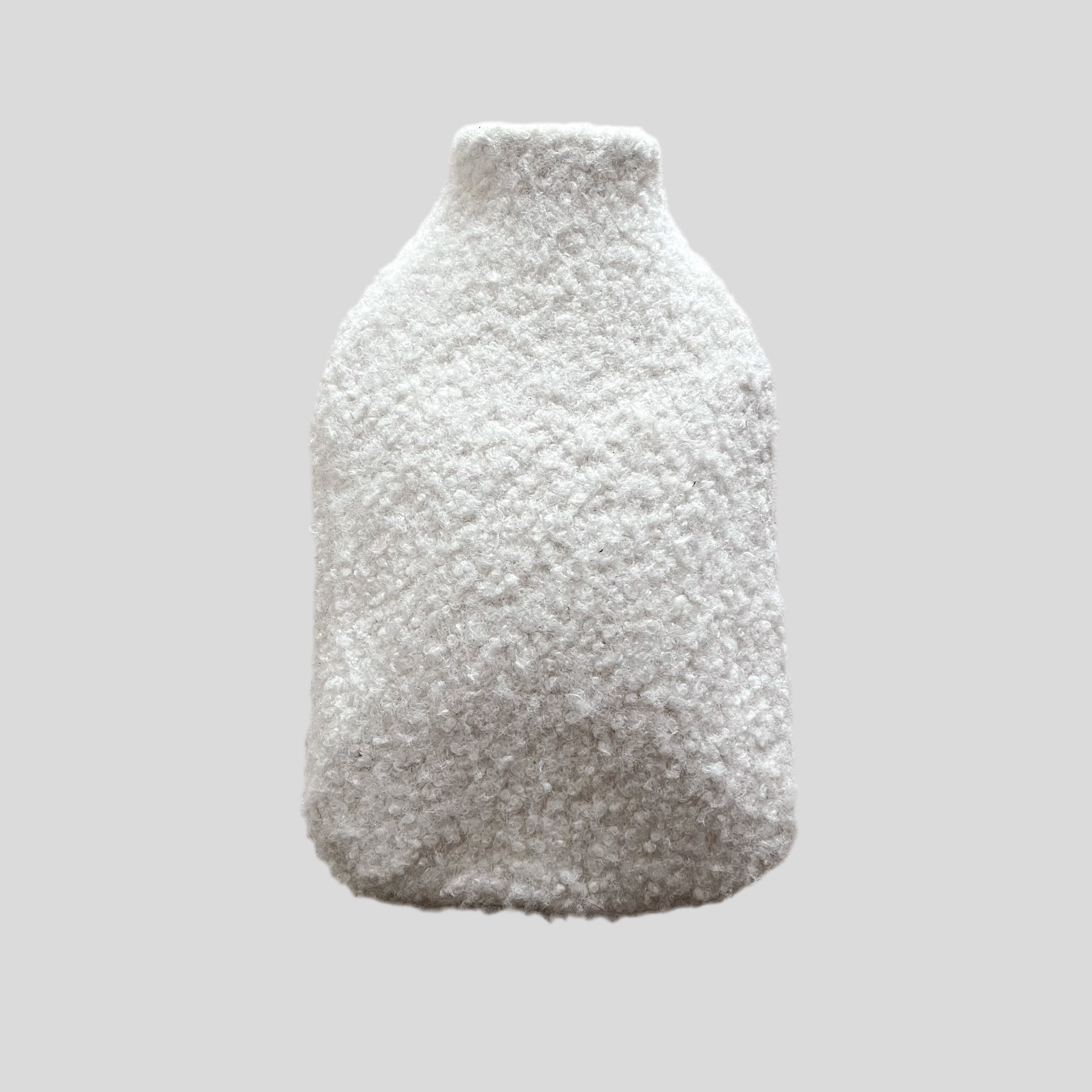 Orla & Fern – wholesale Hot/cold compress – Hot water bottle - Boucle wool - White4