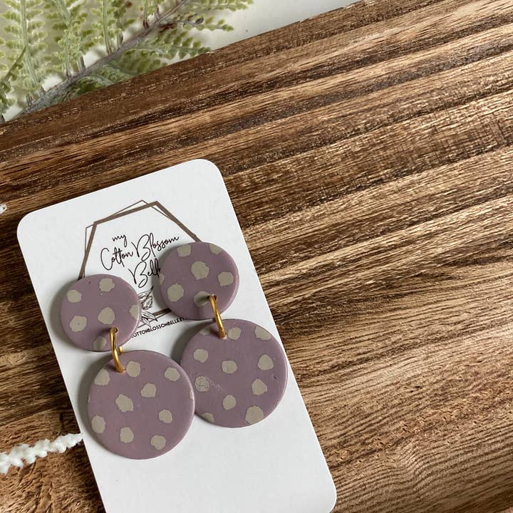 Polka Dot Dangles for wholesale by My Cotton Blossom Belle