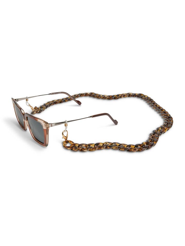 Ramsgate Glasses Chain | Tortoiseshell for wholesale by CHALK