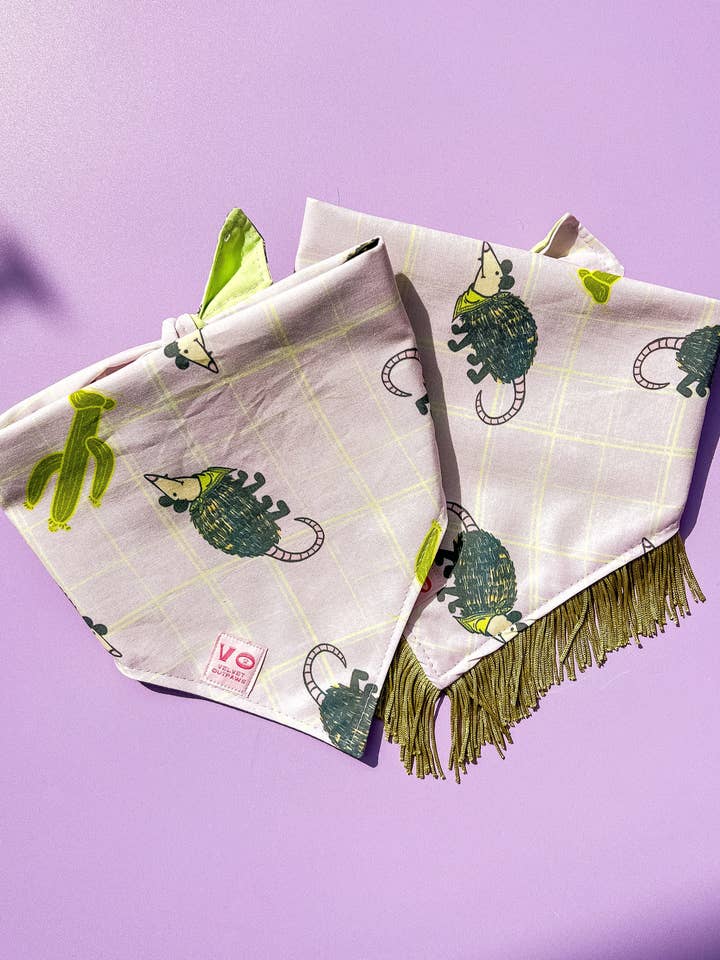 Western Possum Dog Bandana for wholesale by Velvet Outlaw