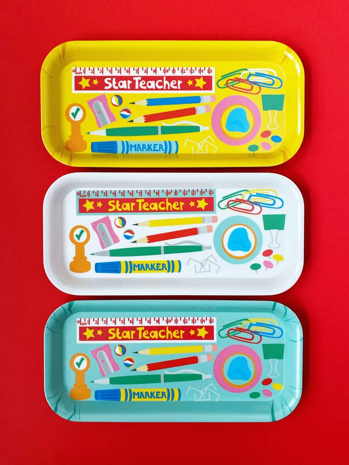 Teacher Gift - Melamine Desk Tidy for wholesale by Poppekins