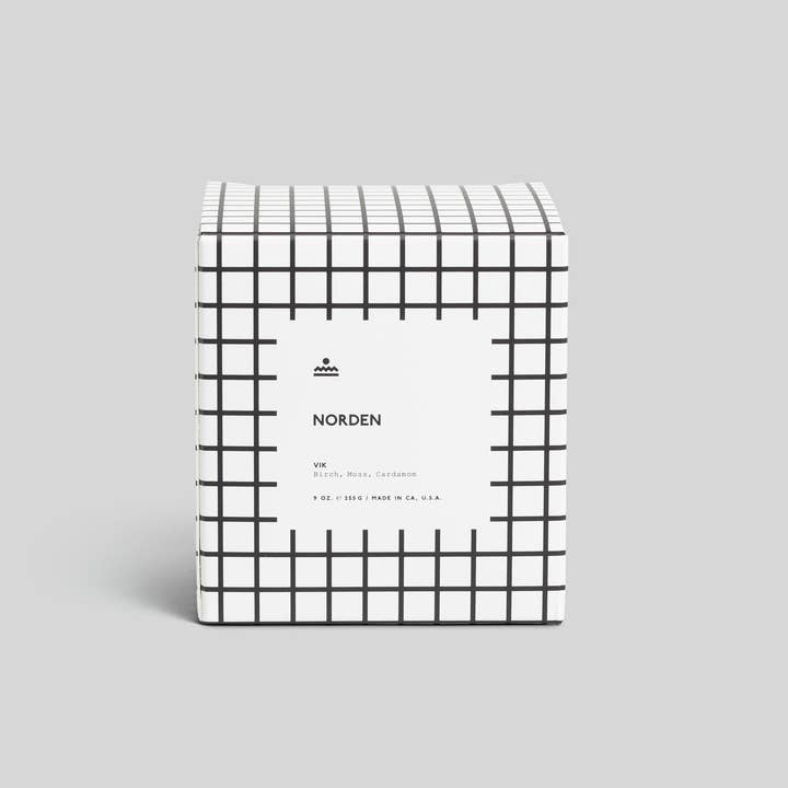 Norden - Vendita all'ingrosso Candela in vasetto - Candela in vetro da 9 once Vik3