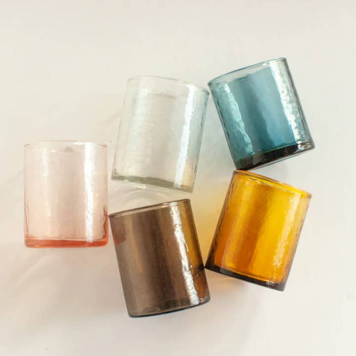 Creative Women Australia - Wholesale Drinking Glass/Cup - Handblown Hammered Glasses | Set of 4