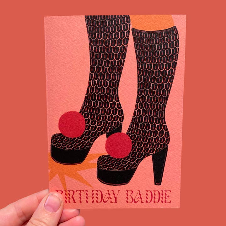 Cumpleañera Traviesa - Tarjeta de cumpleaños increíble para venta al por mayor de Piece of the Peach