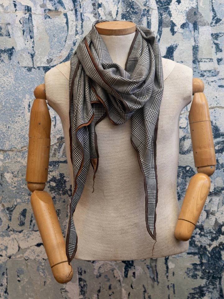 Checkmate Houndstooth Scarf for wholesale by Late Sunday Afternoon
