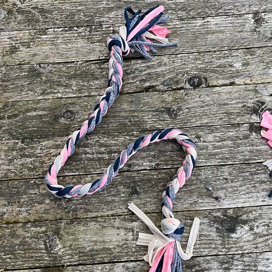 TUGS DE WOUFS EN FOLIE - Wholesale Pet Rope Toy - Dog - Recycled cotton tug - Dog toy4