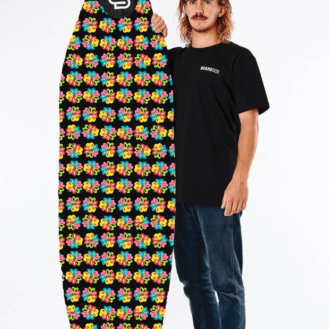 Amour de Fleur Extraterrestre - Housse de Planche de Surf Boardsox Courte pour la vente par Boardsox