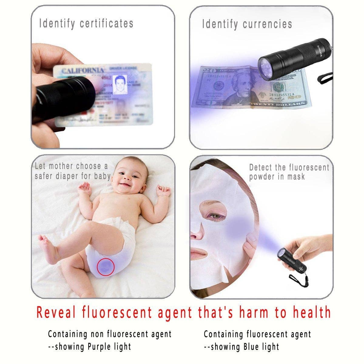 Alltronics (DBA Alltrolite) - Wholesale Flashlight - 9 LED Ultraviolet UV Blacklight Flashlight5