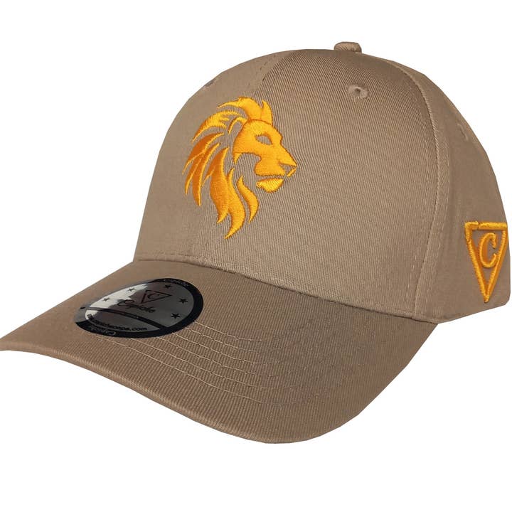 Capiche - Wholesale Baseball Cap - Men's - Lion Curved Baseball Cap - Beige7