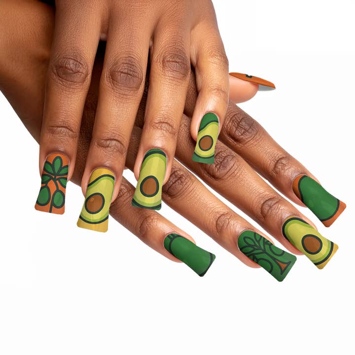 FYNE BODY - Wholesale Press-on/fake nails - Avocado Vibe Blast Avocado Press-On Nails26