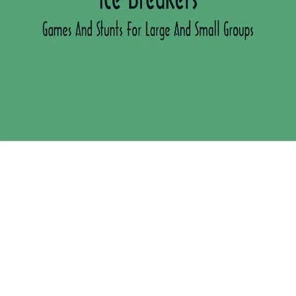 Books by splitShops - Wholesale Humor - Ice breakers; games and stunts for large and small groups - Paperback