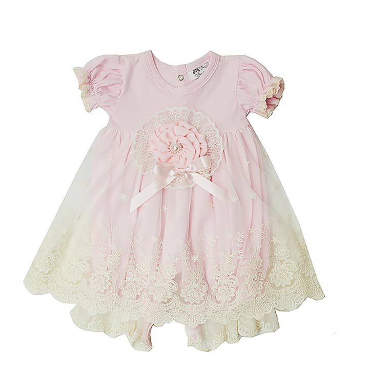 Haute Baby - Wholesale Jumpsuit - Baby - Frilly Frocks Everly Infant & Toddler Girls Romper0