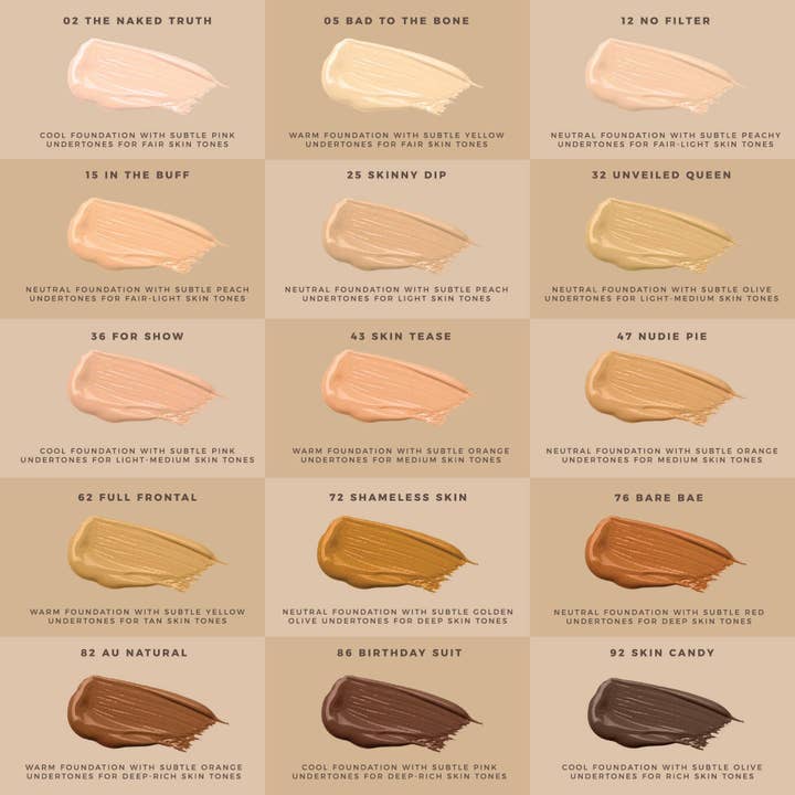 Blinc Cosmetics - Wholesale Foundation - PRETTY VULGAR Lava Water Foundation: Skinny Dip1