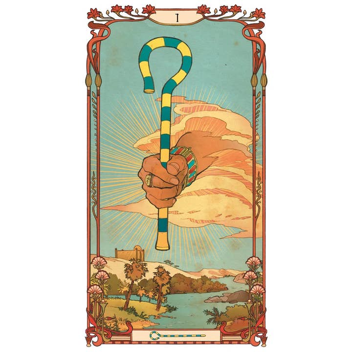 Cardshouse – wholesale Tarot cards – Egyptian Art Nouveau Tarot Cards Lo Scarabeo5