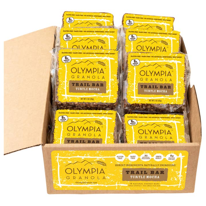 Olympia Granola Coffeehouse Variety Case Granola Bars for wholesale by Olympia Granola