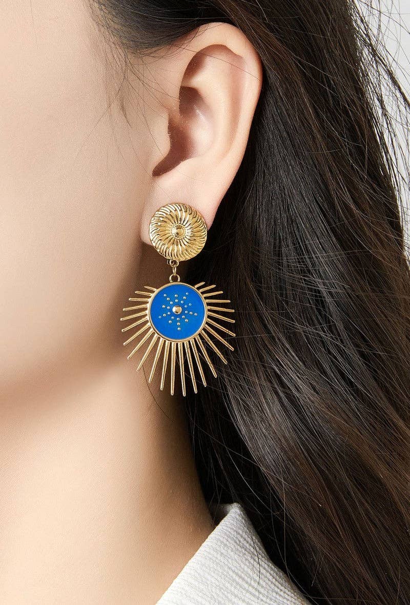 BELLE MISS - Wholesale Clip-On Earrings - Zeynep clip-on earrings in stainless steel6