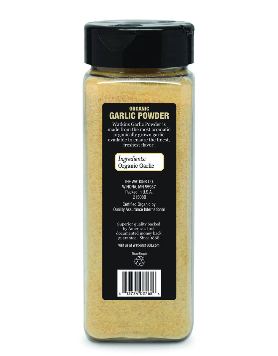 The Watkins Co. - Vente Épices séchées - Poudre d'ail biologique, 9,1 oz1