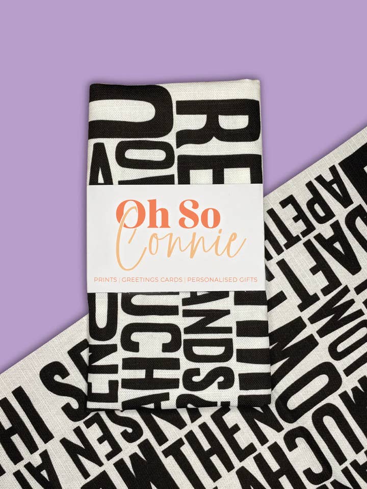 Yorkshire Print Tea Towels for wholesale by Oh So Connie