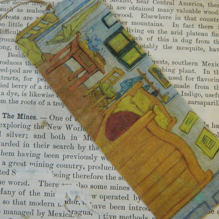 Bookmark Art Van Gogh Quarto em Arles por atacado de Sarah Wood Studio
