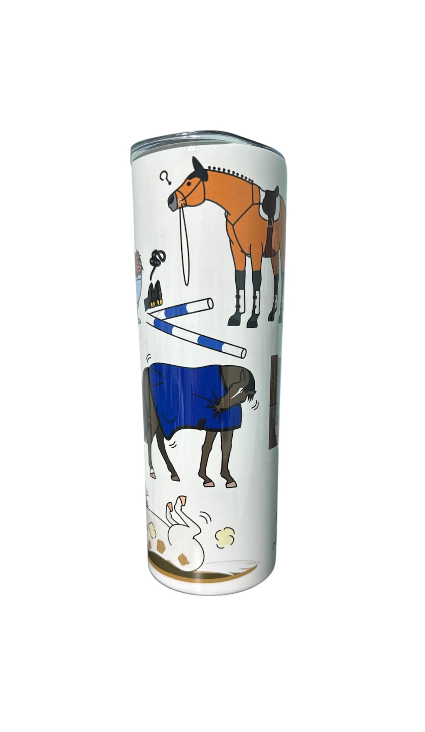 Barleywood Designs - Wholesale Insulated Mug/Tumbler - Naughty Horses 20 oz. Tumbler1