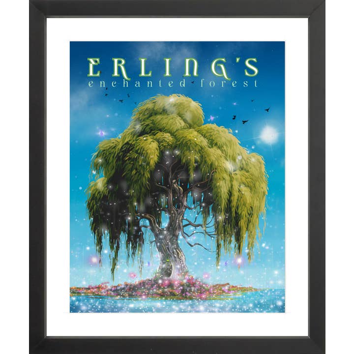 Erling's Enchanted Forest - Wholesale Wall Decor - Kids & Baby - Erling's Enchanted Forest - SPRING Framed Print