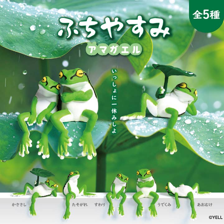 【JAPANESE BLIND BOX】RESTING TREE FROG BLIND BOX for wholesale by Hakubundo