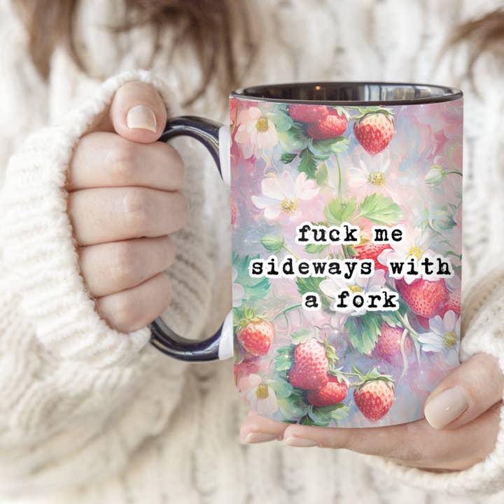 The Pretty Things – wholesale Coffee mug – Fuck Me Sideways With A Fork | Funny Mug