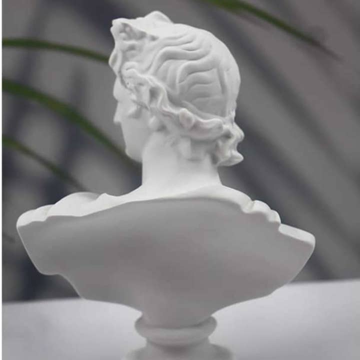 Magnifique Hearts - Wholesale Decorative Figurine - Apollo Miniature Greek Bust 1/12 Size Home Office Decor Gift2