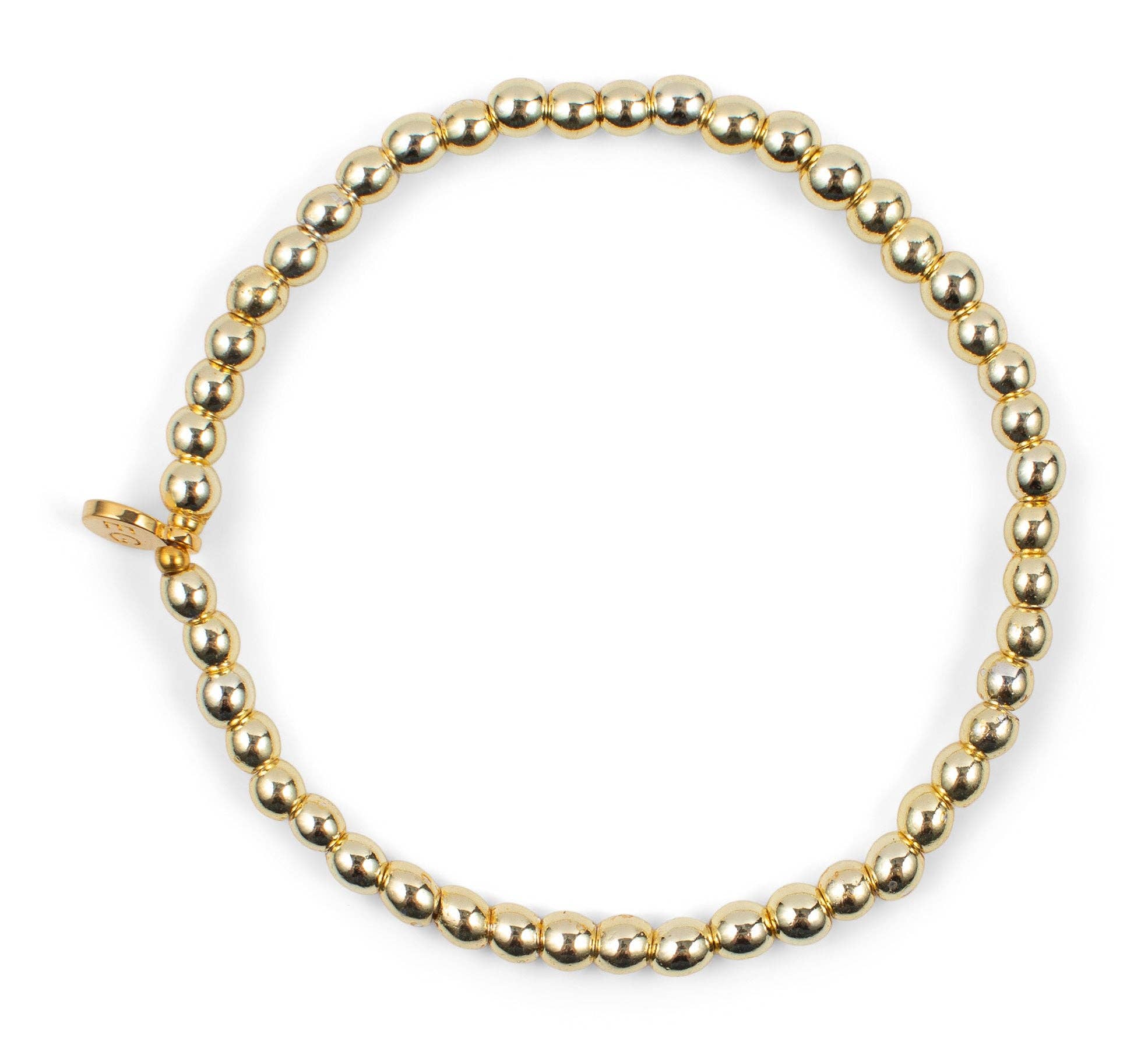 ETHICGOODS – wholesale Beaded bracelet – Gold PVD Stacker Bracelet0