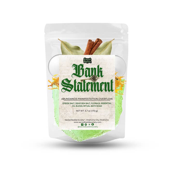 Bank Statement™ | Abundance Bath Soak for wholesale by Sacred Baddie Society