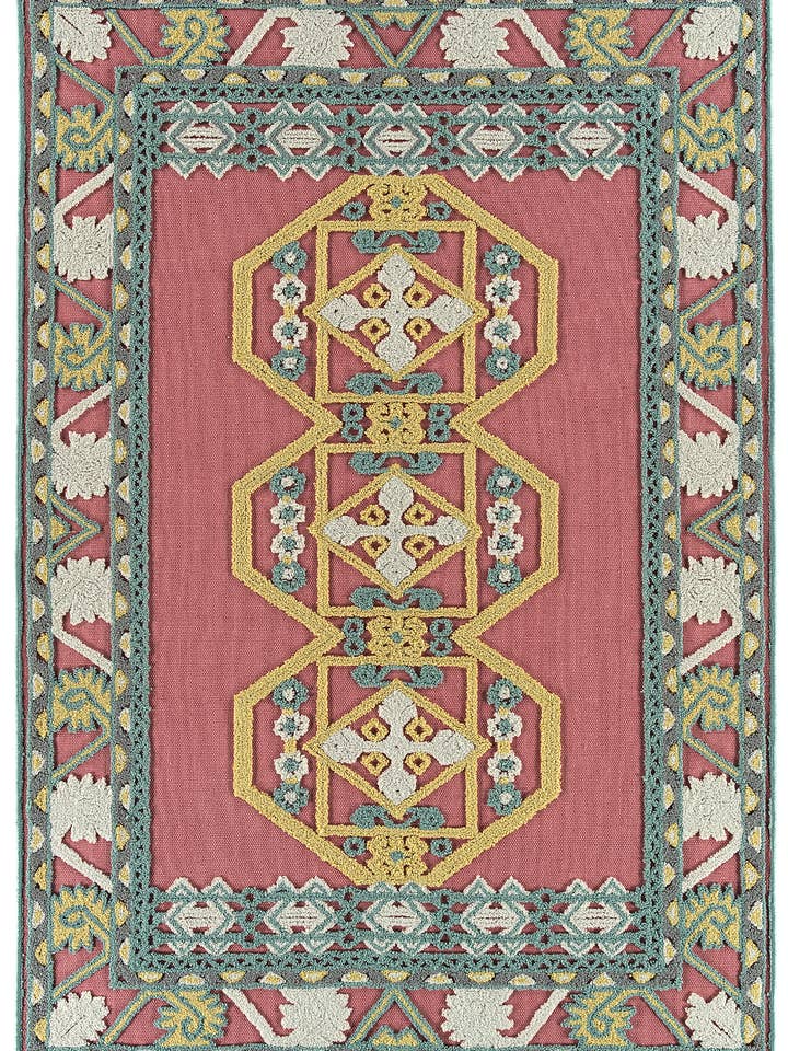 Warwick Collection Pink 2'6" x 8' Runner Runner for wholesale by contempo fashion