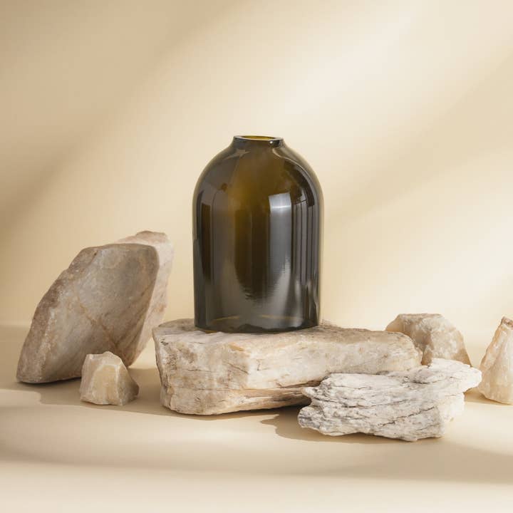 Amarzo - Wholesale Candle holder - Lid for candle Recycled glass cup3