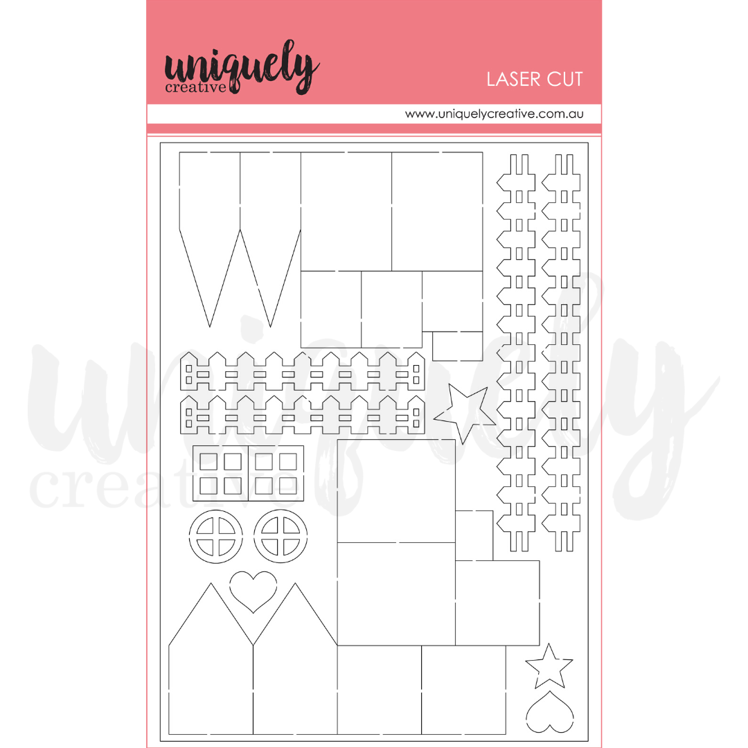 Uniquely Creative - Wholesale Craft Supplies - Tiny House 4 Laser Cut0