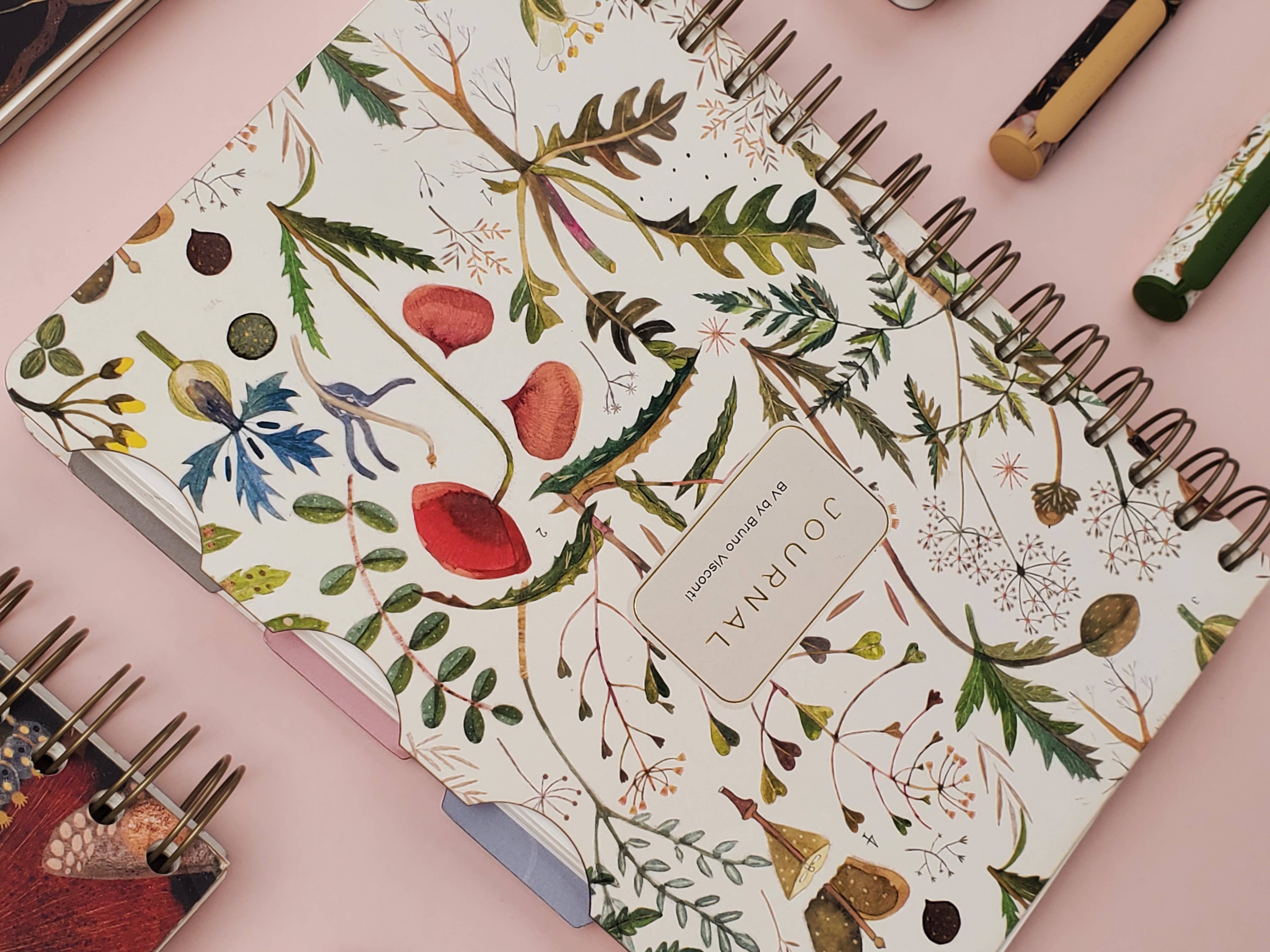 BV by Bruno Visconti - Wholesale Journal/Diary - Art Journal A5 - Greens and Flowers7