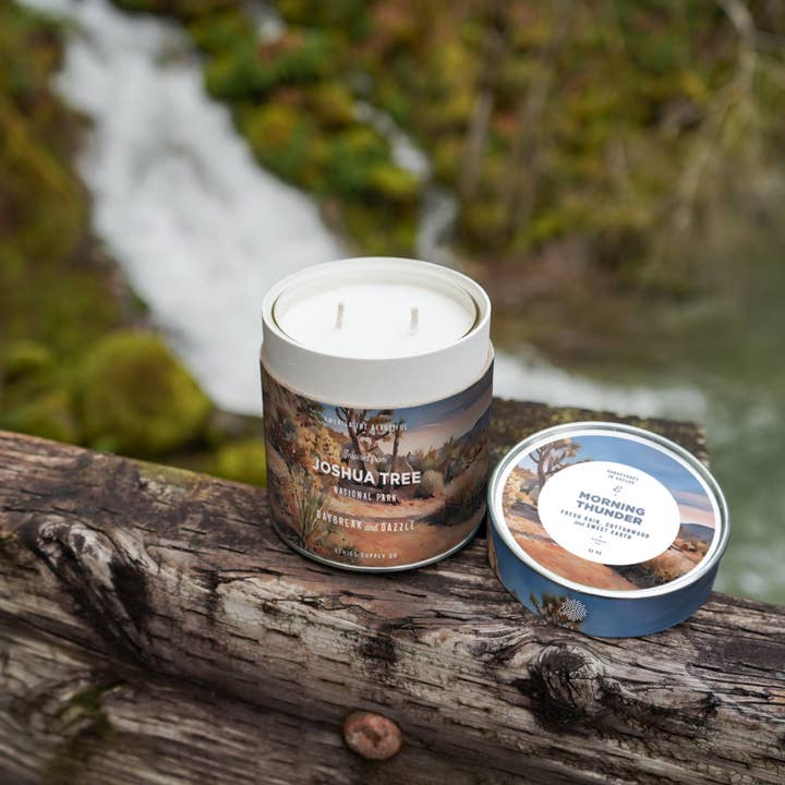 Ethics Supply Co. - Wholesale Jar/Filled Candle - Joshua Tree National Park Candle1