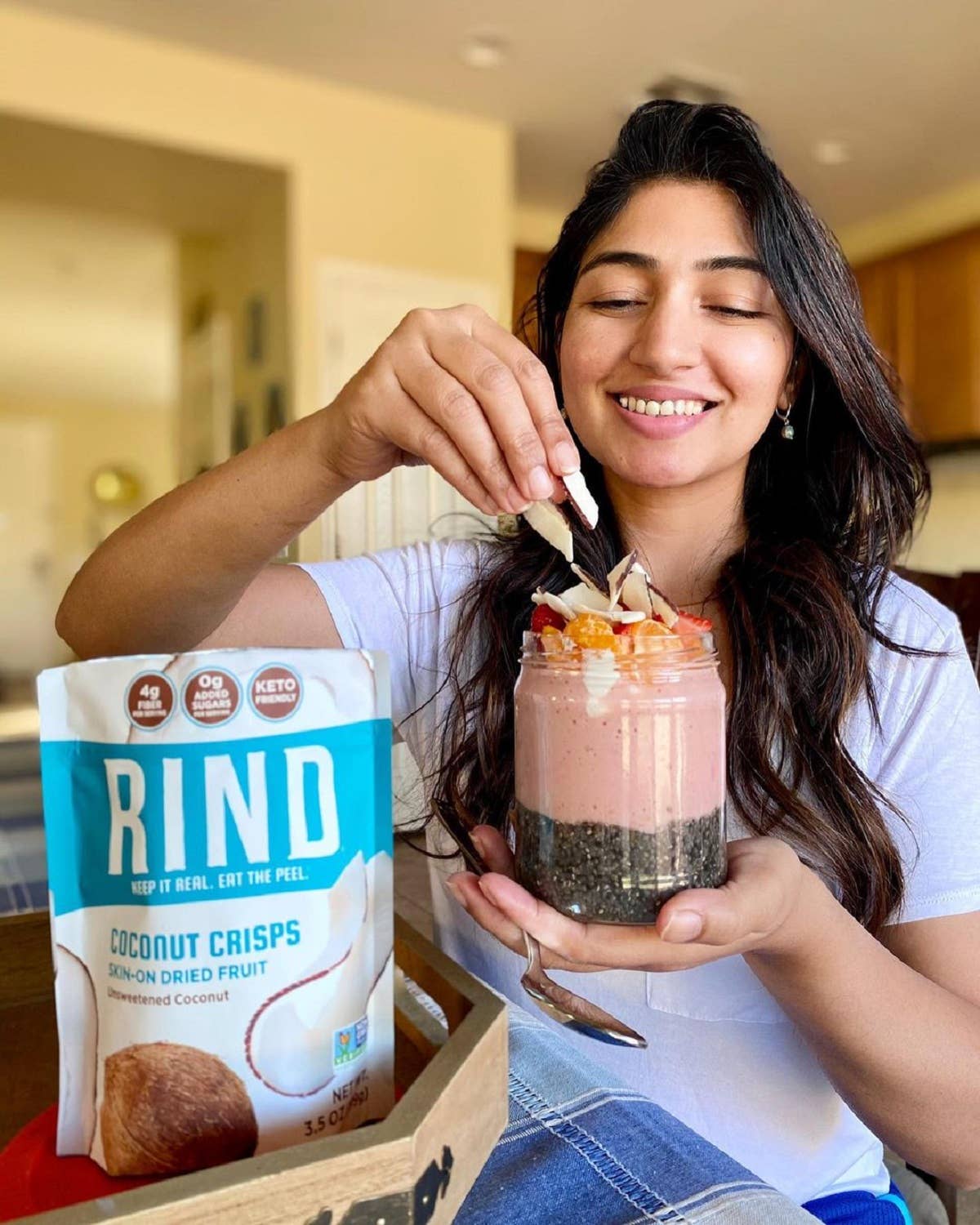 RIND Small Batch LLC - Wholesale Dried/Dehydrated Fruit - Coconut Crisps, Skin-on Dried Fruit - 3.5oz5