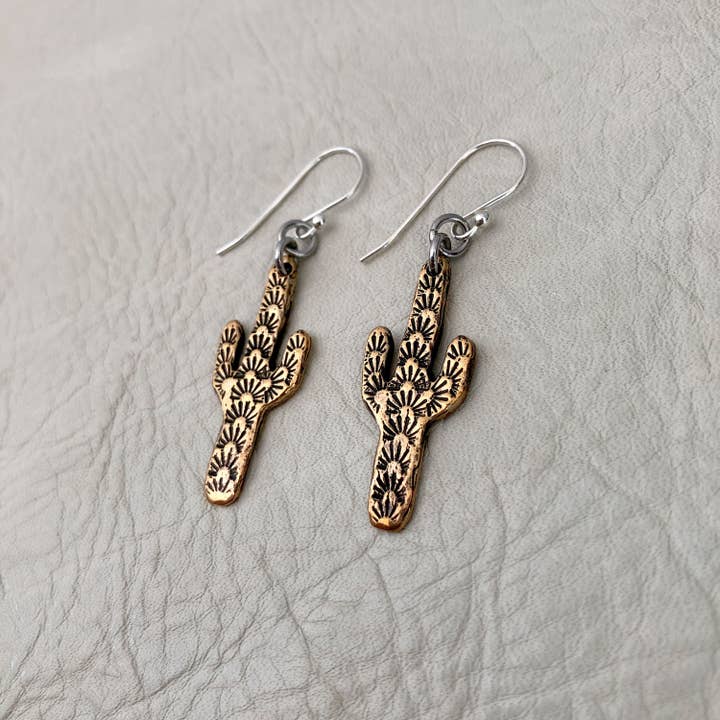 HELIOTROPE - Wholesale Dangle Earrings - Spiny Saguaro Dangle Earrings5